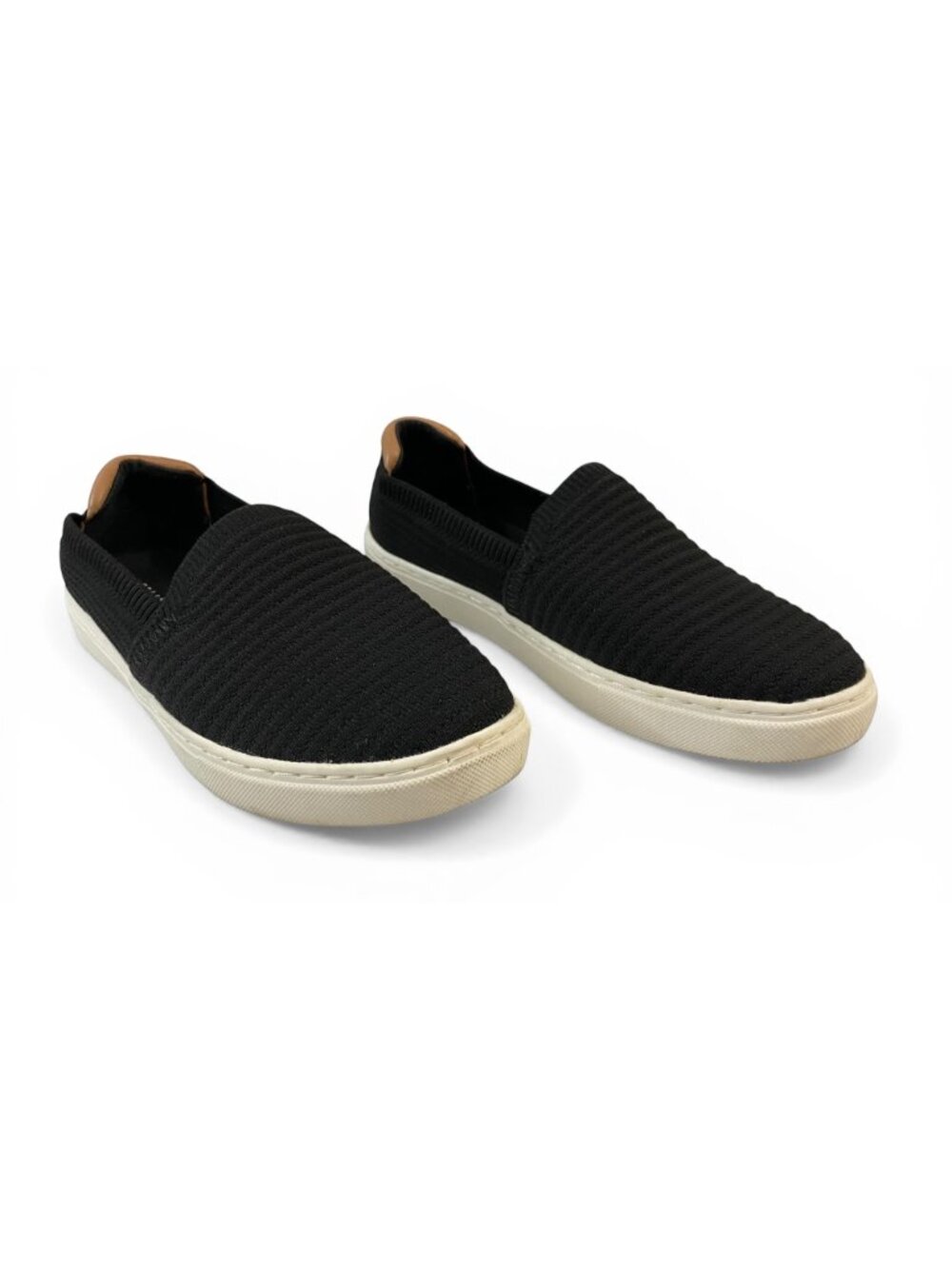 Kelly & Katie Black Knit Slip On Sneakers Womens Size 7M Casual Comfort Shoes - Picture 3 of 10